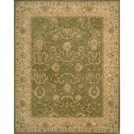 Nourison Heritage Hall Area Rug Collection Green 5 Ft 6 In. X 8 Ft 6 In. Rectangle 99446582447